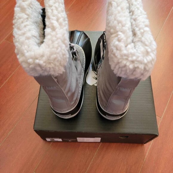 Sorel YOOT PAC Nylon Youth Waterproof Boot - Quarry Dove - Picture 4 of 6